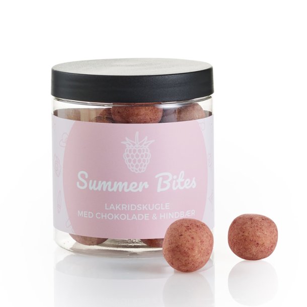 Summer Bites - S�d lakrids m/hvid chokolade og hindb�r