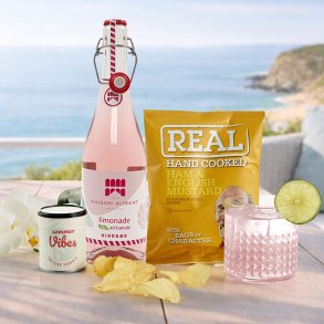 Sommergave uden alkohol - saft & snacks