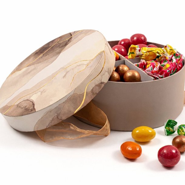 Hatte�ske brun/guld - Familie�ske 