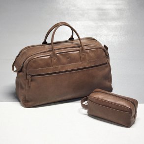 Markberg Theodore XL weekend Bag  & Toilettaske- cognac