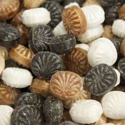 Twistede bolsjer med logo