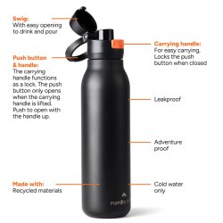 Nordic Drift Trail RCS enkeltv�gget vandflaske 750 ml