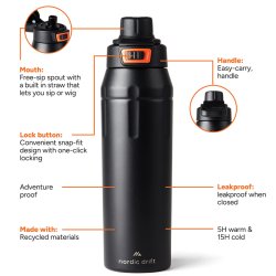 Nordic Drift Trail RCS isoleret sportsflaske l�sbar