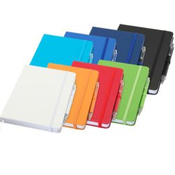 Spectrum A5 s�t med genvundet notesbog og kuglepen