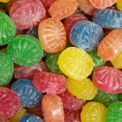 Twistede bolsjer med logo