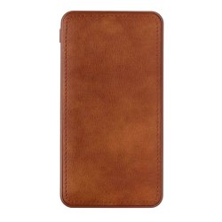 Swiss Peak luksus PU powerbank - 10.000 mAh