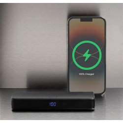 FlashCharge RCS rplastic 20.000 mAh powerbank med hurtig oplader