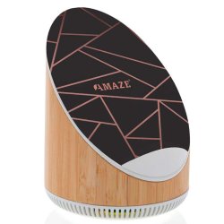 Ovate bambus hjtaler med oplader