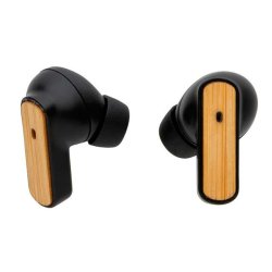 TWS retelefoner i RCS genanvendt plast &amp; FSC bambus