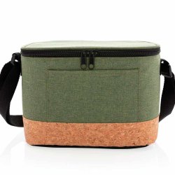 To tonet kletaske med kork detalje
