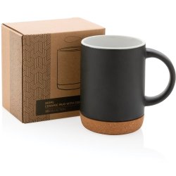 Keramisk krus med korkbund - 280 ml.