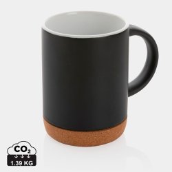 Keramisk krus med korkbund - 280 ml.