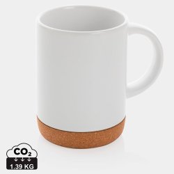 Keramisk krus med korkbund - 280 ml.