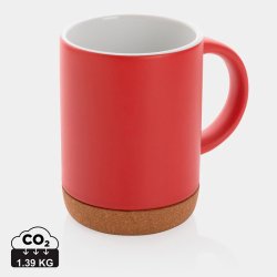 Keramisk krus med korkbund - 280 ml.