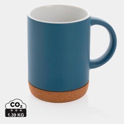 Keramisk krus med korkbund - 280 ml.