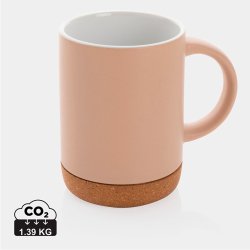 Keramisk krus med korkbund - 280 ml.