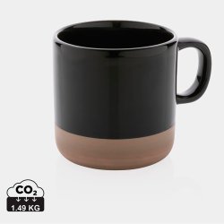 Glaseret keramisk krus - 360 ml.