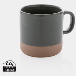 Glaseret keramisk krus - 360 ml.