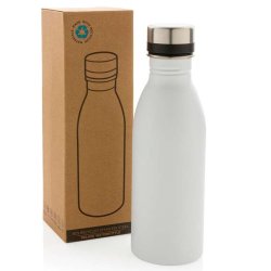 De Luxe drikkeflaske fremstillet i RCS genanvendt rustfrit stl - 500 ml.