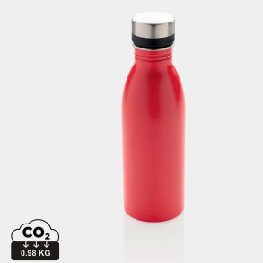 De Luxe drikkeflaske fremstillet i RCS genanvendt rustfrit stl - 500 ml.