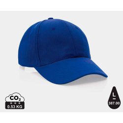 Impact 6 panel cap genanvendt bomuld - 280 g.