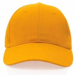 Impact 6 panel cap genanvendt bomuld - 280 g.
