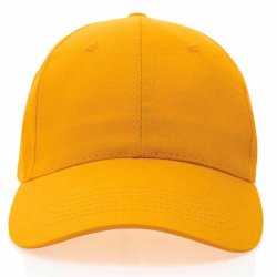 Impact 6 panel cap - genbrugt bomuld - 190g.