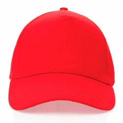 Impact 5 panel cap - genbrugt bomuld - 190g.