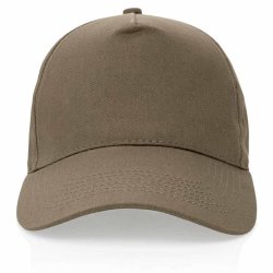 Impact 5 panel cap - genbrugt bomuld - 190g.