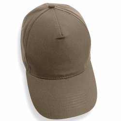 Impact 5 panel cap - genbrugt bomuld - 190g.