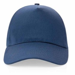Impact 5 panel cap - genbrugt bomuld - 190g.
