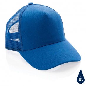 Impact Aware trucker cap - 5 panel genanvendt bomuld - 190 g.