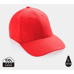 Impact 6 panel cap genanvendt bomuld - 280 g.