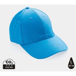 Impact 6 panel cap genanvendt bomuld - 280 g.