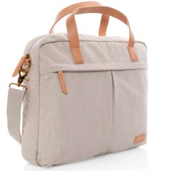 Impact Aware laptop taske - genanvendt kanvas