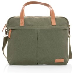 Impact Aware laptop taske - genanvendt kanvas