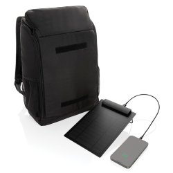 Pedro AWARE RPET deluxe rygsk med 5W solpanel