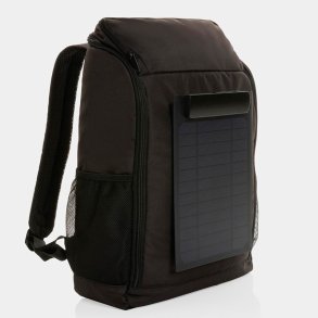 Pedro AWARE RPET deluxe rygsk med 5W solpanel