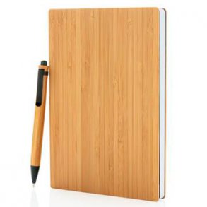 A5 bambus notesbog & kuglepen