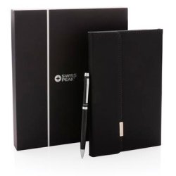 Swiss Peak luksus notesbog med kuglepen