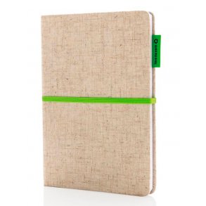 A5 kologisk jutebomuld notesbog