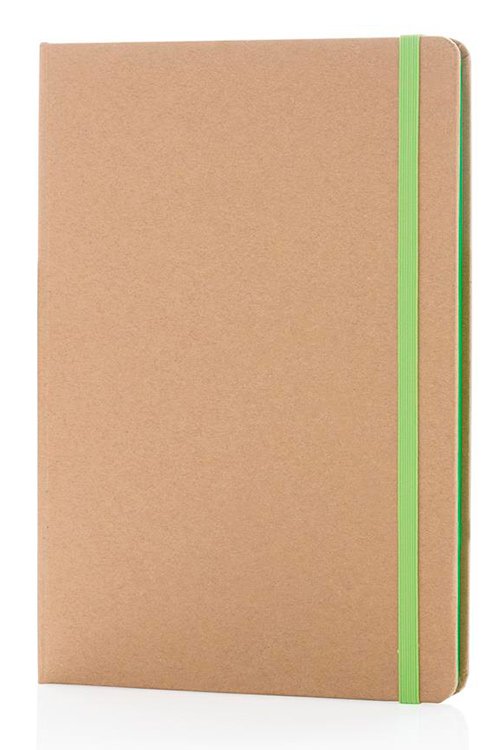 Økologisk A5 kraft notesbog - notesbog genbrug