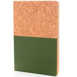 A5 kork &amp; kraft notesbog