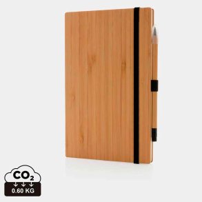 Bambus notesbog & evighedsblyant