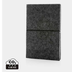 GRS-Certificeret softcover notesbog A5 - genbrugsfilt