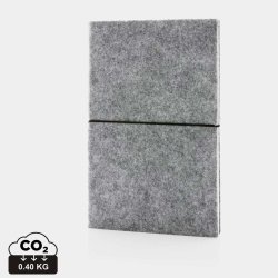 GRS-Certificeret softcover notesbog A5 - genbrugsfilt