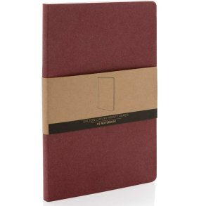 Salton notesbog A5 i luksus kraftpapir