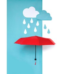 Impact Aware mini paraply - 20,5" - Rpet