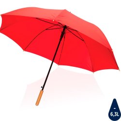 Impact Aware Rpet paraply med bambus hndtag