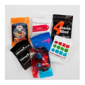 Sm� slikposer med logotryk